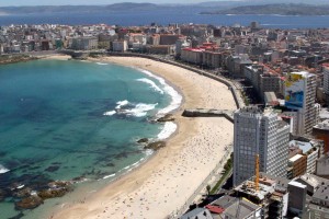 Preciosa panorámica de La Coruña.